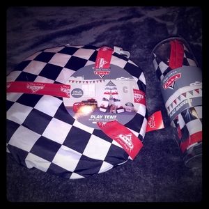 Disney Cars Play Tent and Flag Banner